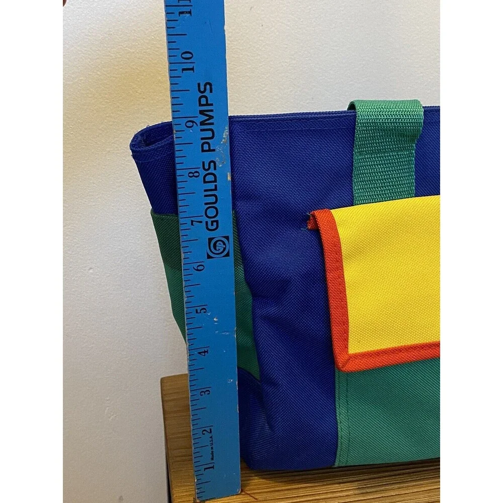 RARE Vintage 90s Little Tikes Diaper Bag Bottle Holder Color Block Bottle Holder